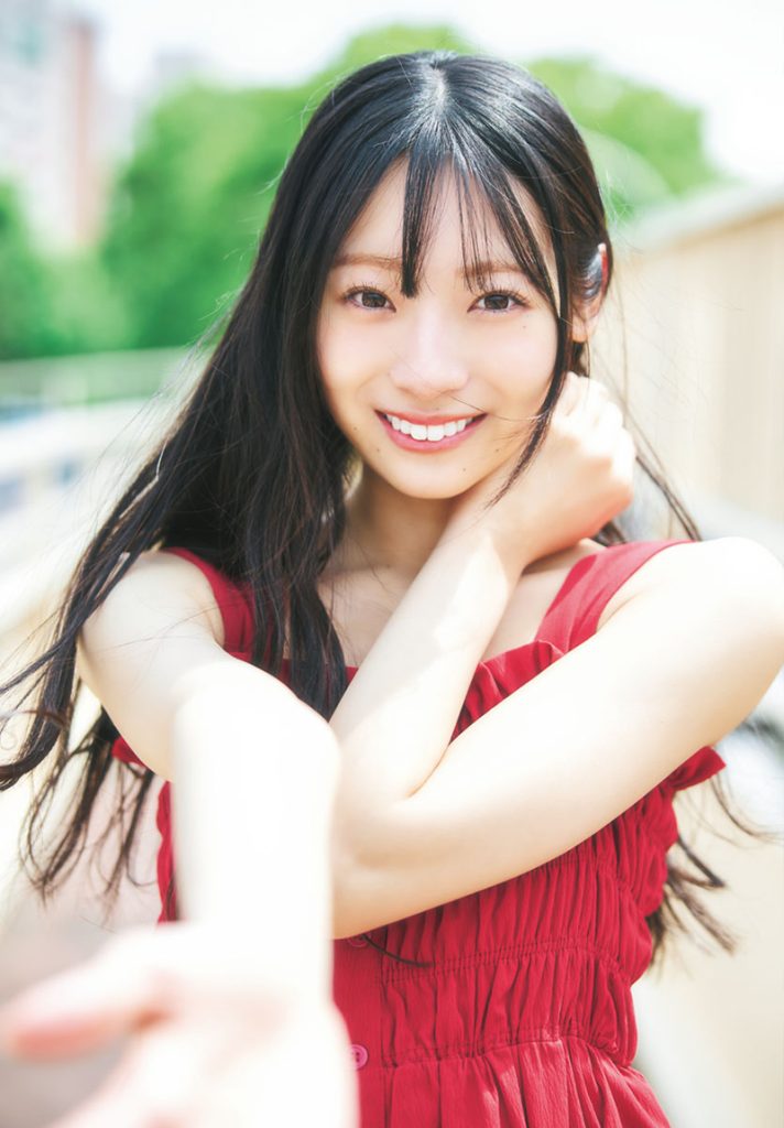 『週刊少年チャンピオン26号』に登場している日向坂46・宮地すみれ