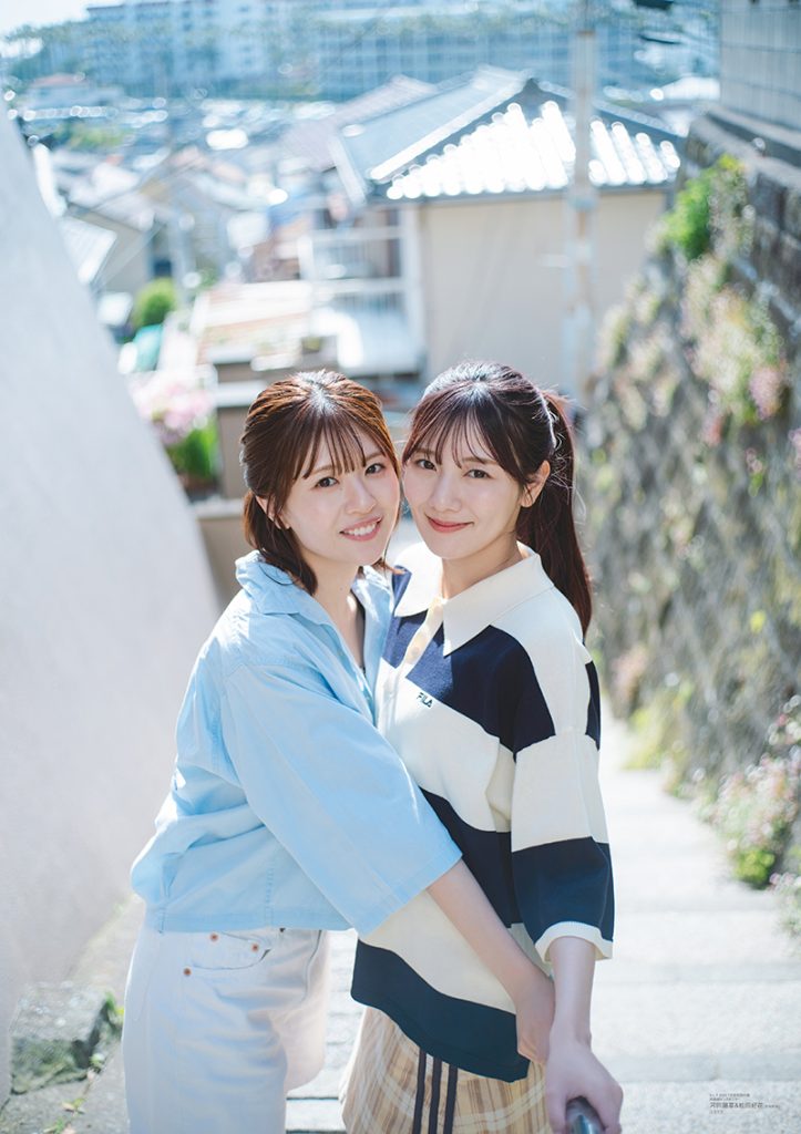 「B.L.T.2025年7月号」別冊付録:河田陽菜&松田好花(日向坂46) ポスター