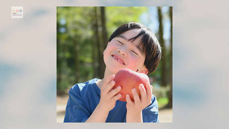 王林が出演するTVCM「青森りんご植栽150周年」篇より