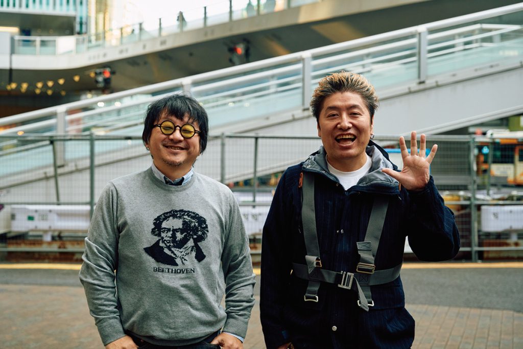 かせきさいだぁ(写真左)と吉田豪(写真右)