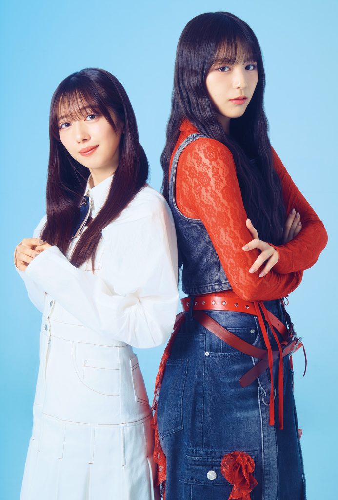 私立恵比寿中学の真山りか(写真左)とAMEFURASSHIの愛来(写真右)