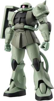 TAMASHII NATIONS ROBOT魂 機動戦士ガンダム <SIDE MS> MS-06 量産型ザク ver. A.N.I.M.E.(再販版) 約125mm PVC&ABS製 塗装済み可動フィギュア