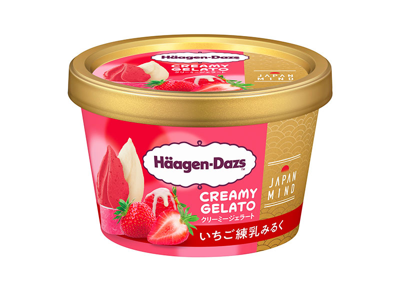ミニカップ CREAMY GELATO『いちご練乳みるく』