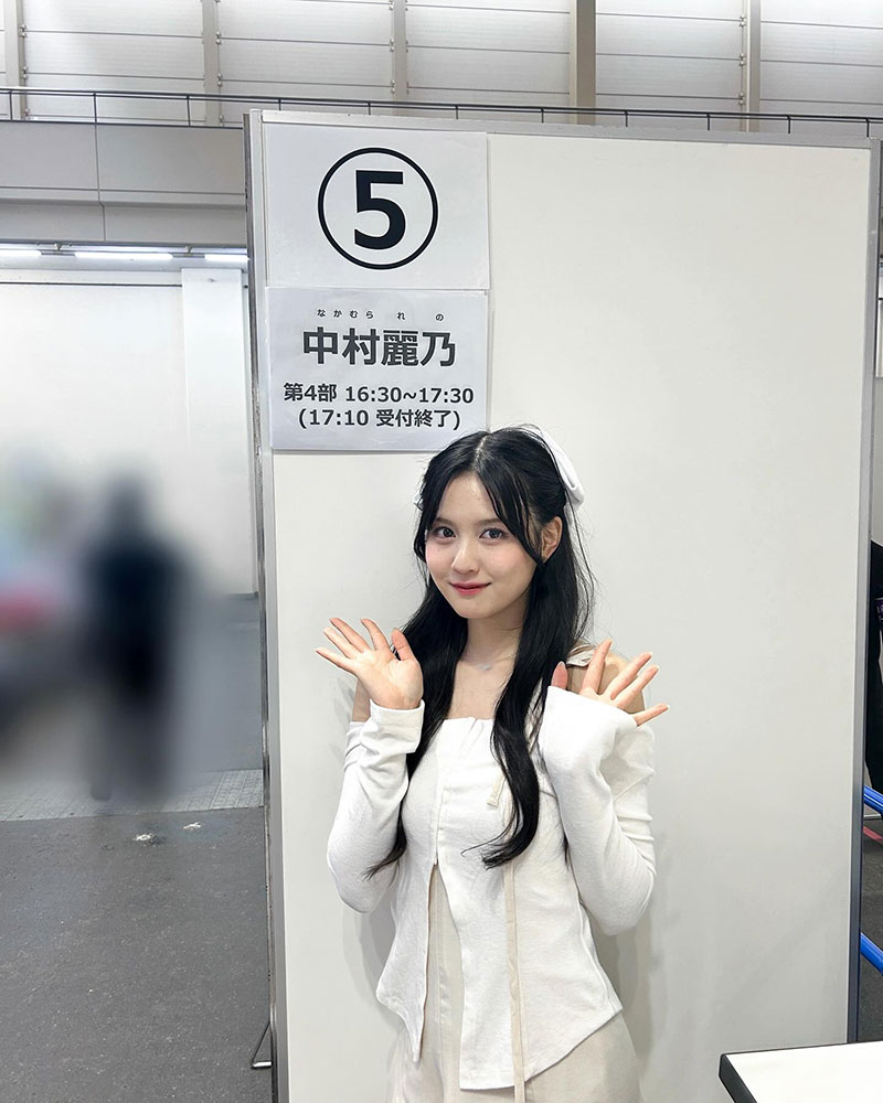画像は乃木坂46・中村麗乃オフィシャルInstagram(n.reno_official)より