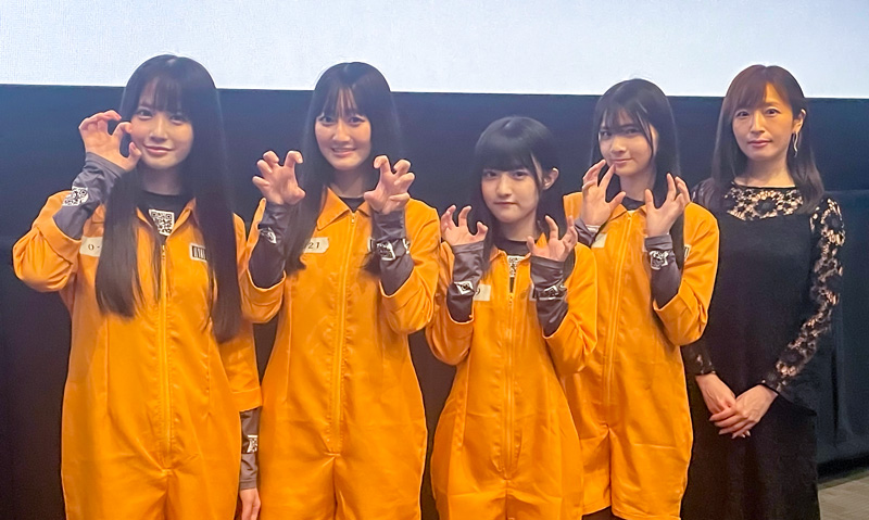 「イオンシネマ名古屋茶屋」にて行われた映画『鬼ベラシ』舞台あいさつ