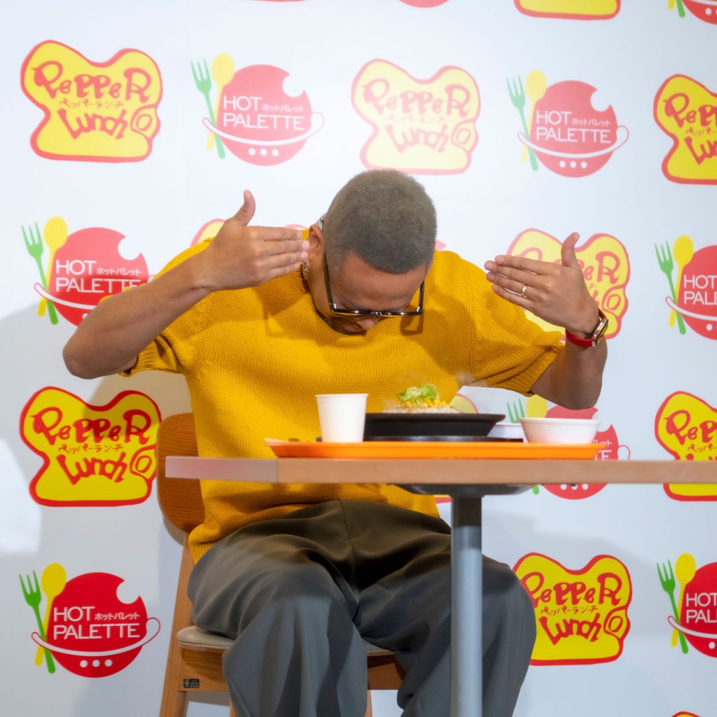 「World Pepper Rice Day PR発表会」に出席したEXILE NESMITH