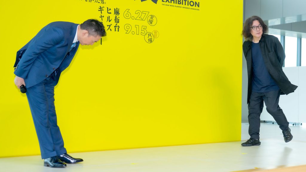 『高畑勲展-日本のアニメーションを作った男。』オープニングセレモニーに出席した太田光、岩井俊二監督