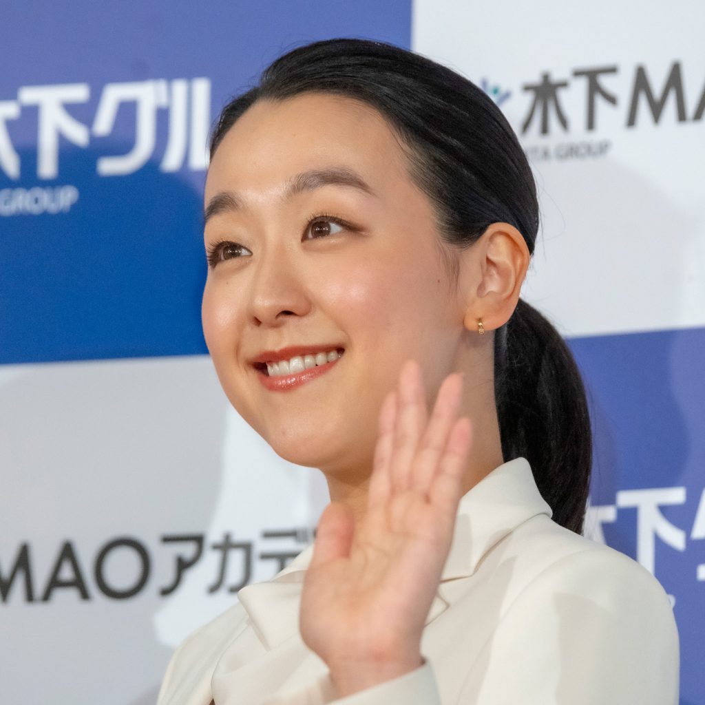 「木下MAOアカデミー」設立発表会に出席した浅田真央