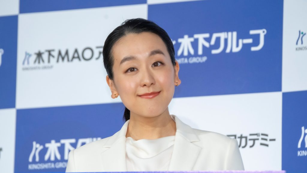 「木下MAOアカデミー」設立発表会に出席した浅田真央