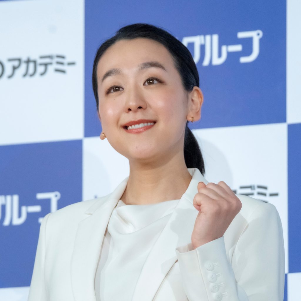 「木下MAOアカデミー」設立発表会に出席した浅田真央