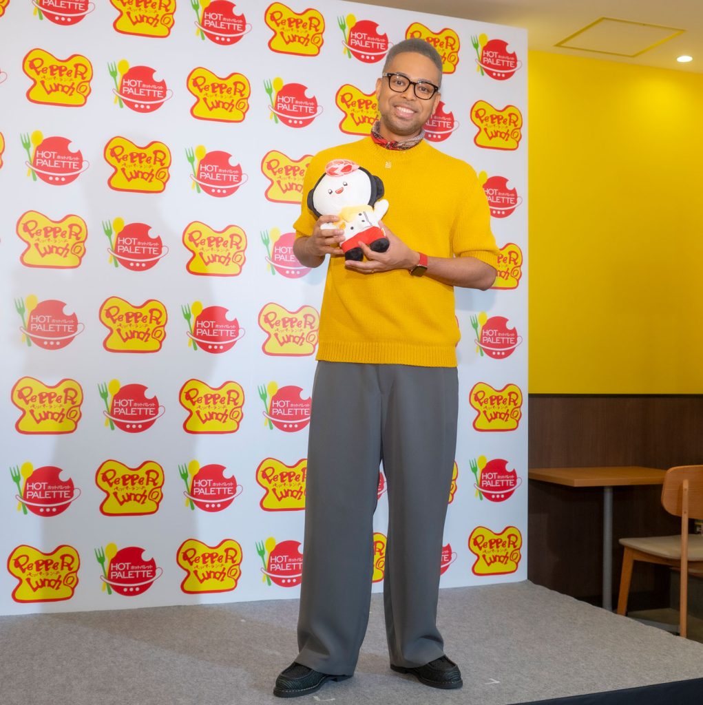 「World Pepper Rice Day PR発表会」に出席したEXILE NESMITH
