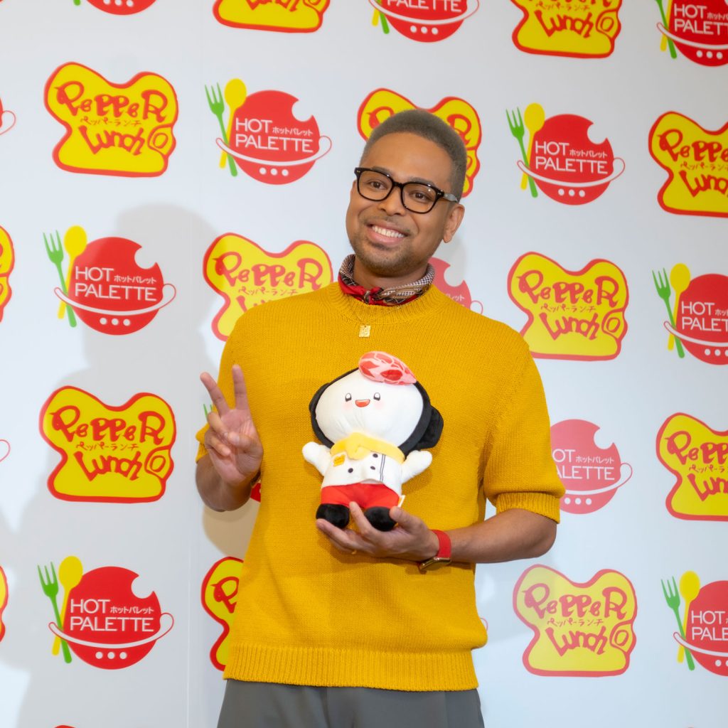 「World Pepper Rice Day PR発表会」に出席したEXILE NESMITH