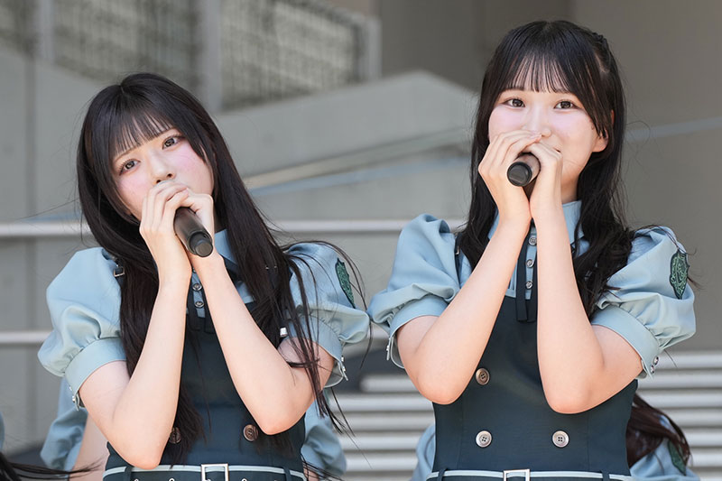 2nd Digital Single EXTRA Song「恋愛変格活用」でWセンターを務める水野乃愛と遠藤莉乃
