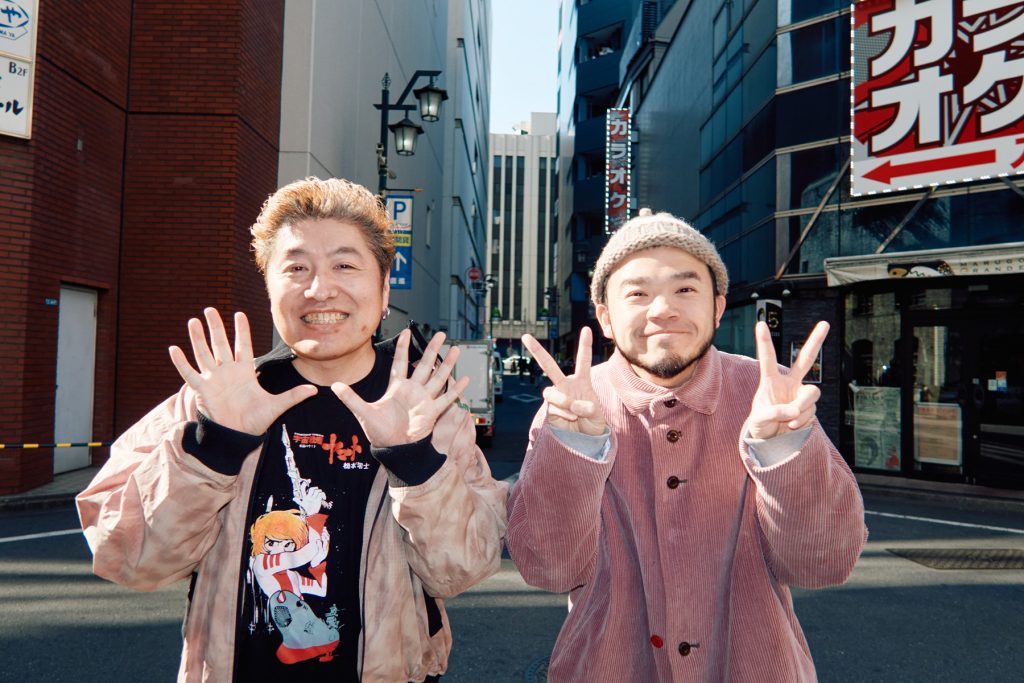 吉田豪(写真左)とアフロ(写真右)