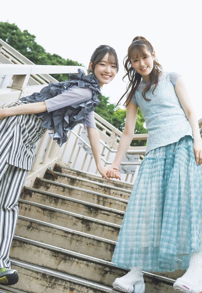 「B.L.T.2025年8月号」紀伊國屋書店 新潟店購入特典ポストカード【西潟茉莉奈&杉本萌(NGT48)】