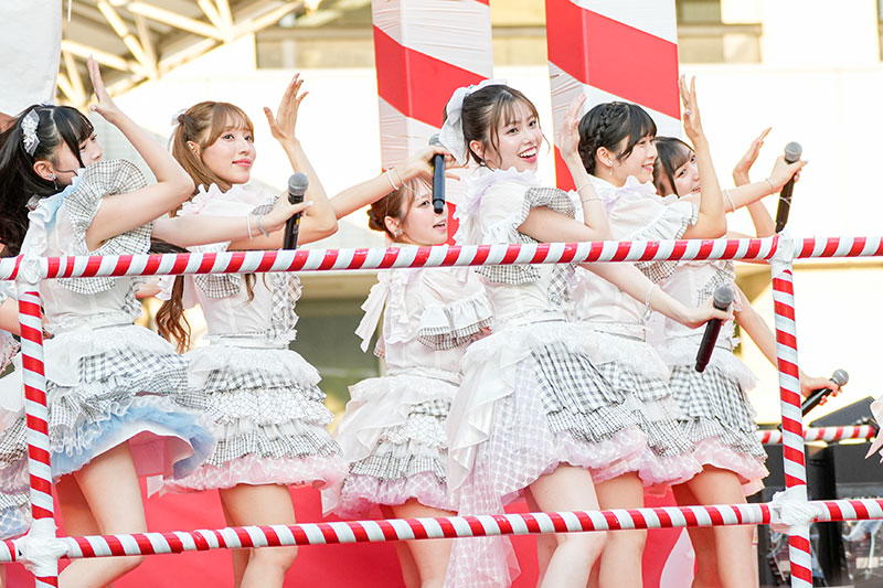 HKT48 19thシングル「半袖天使」発売記念ミニライブより(福岡市役所西側ふれあい広場)