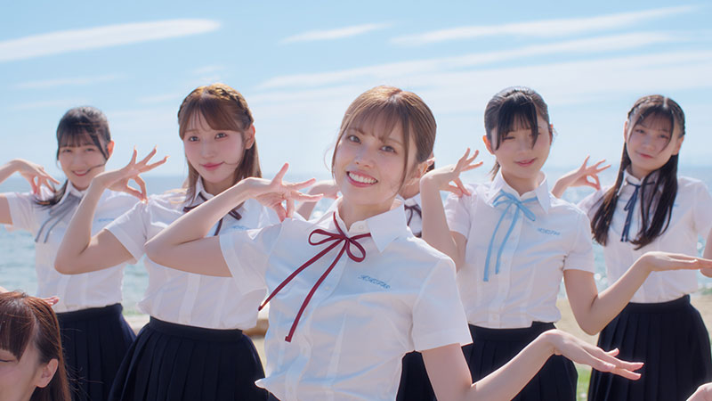 「HKT48」19thシングル『半袖天使』Music Videoより
