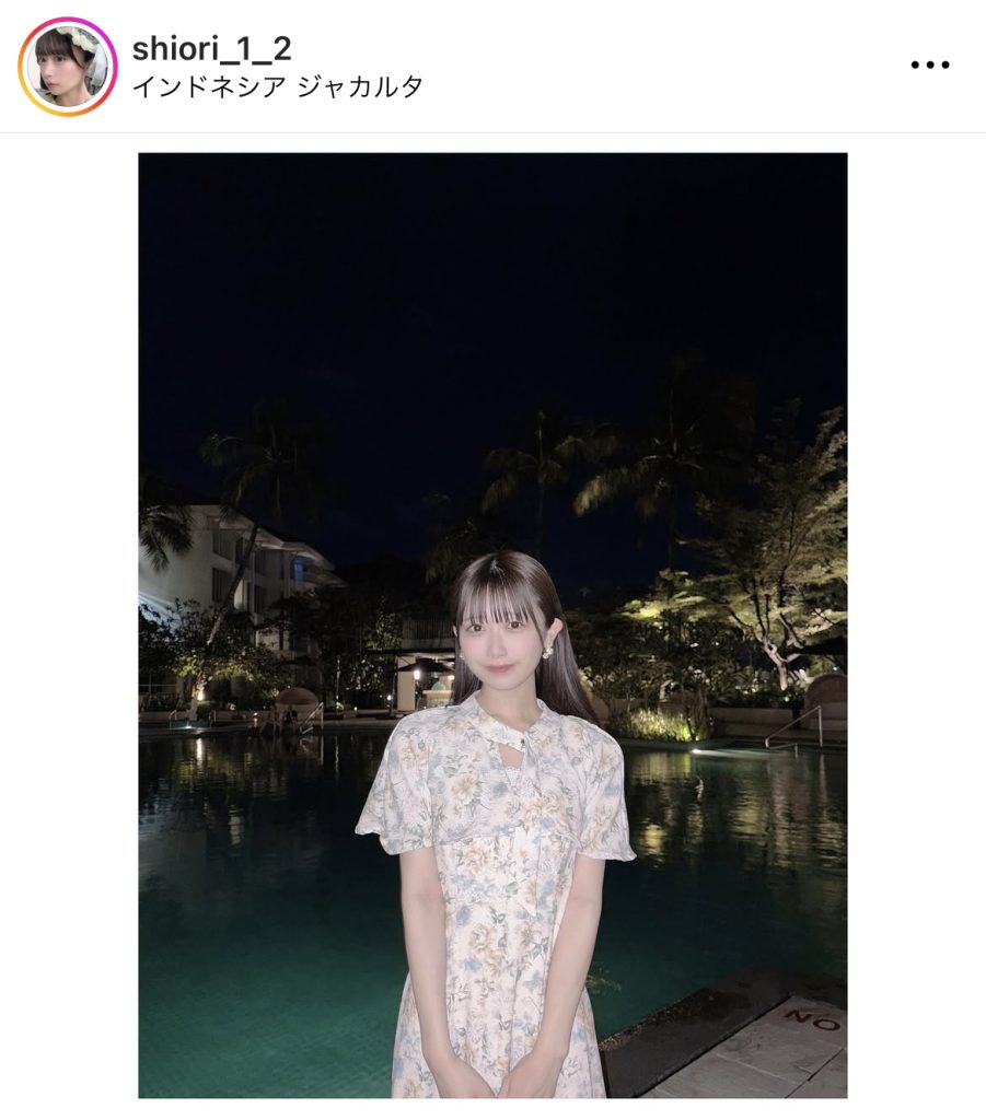 インドネシアを満喫して楽しそうな本多しおり