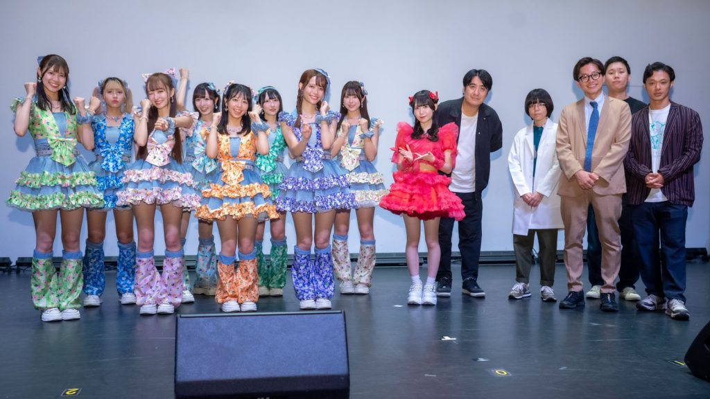 『ラフ×ラフpresents アイドル天下一大喜利武道会 ～Round2～』終了後囲み取材に応じたラフ×ラフら