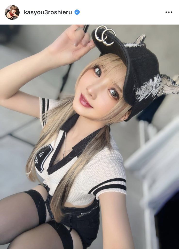 キャップ姿も似合っている火将ロシエル
