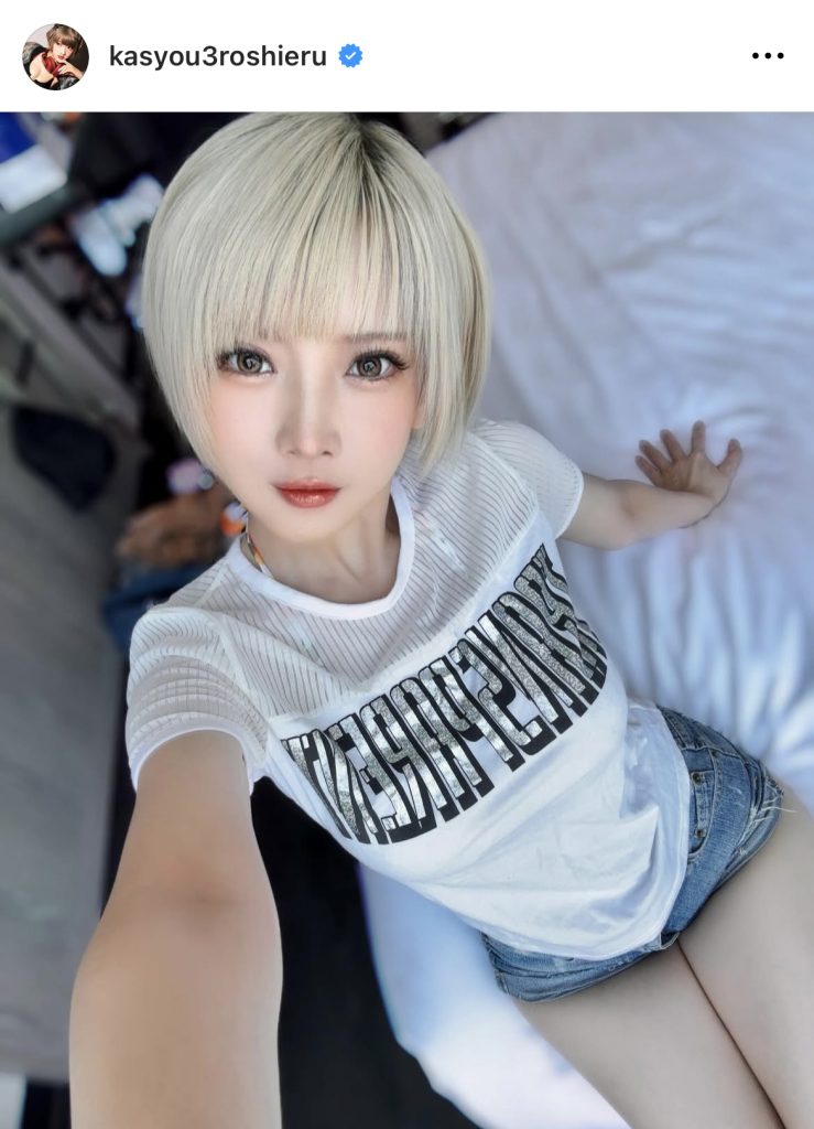 Tシャツ&ショートパンツ姿の火将ロシエルだが、透視してみると…