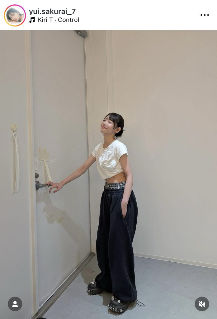 FRUITS ZIPPERの櫻井優衣が私服姿を公開