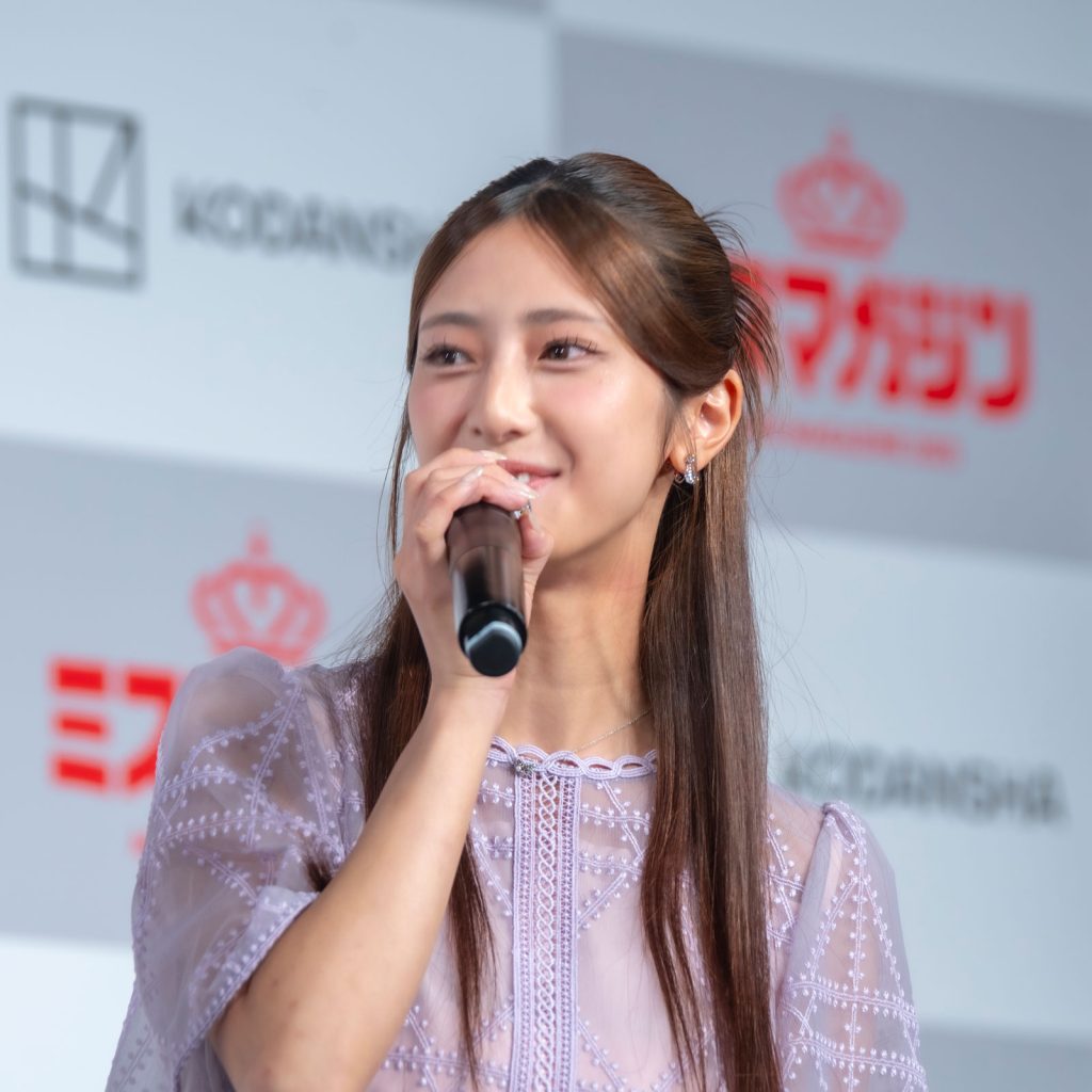 『ミスマガジン2025 グランプリ発表イベント』に出席した大西陽羽