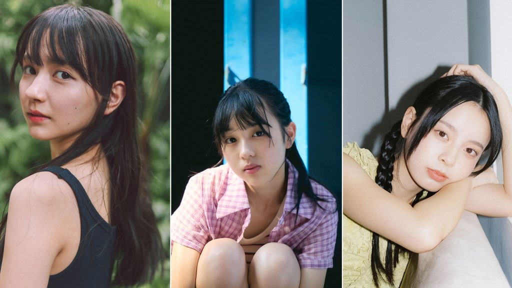 『週刊プレイボーイ No.33&34』に登場している河村ここあ、宮迫翠月、小國舞羽