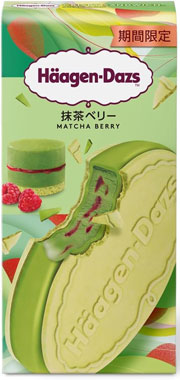 ハーゲンダッツ クリスピーサンド 抹茶ベリー 60ml ×6個