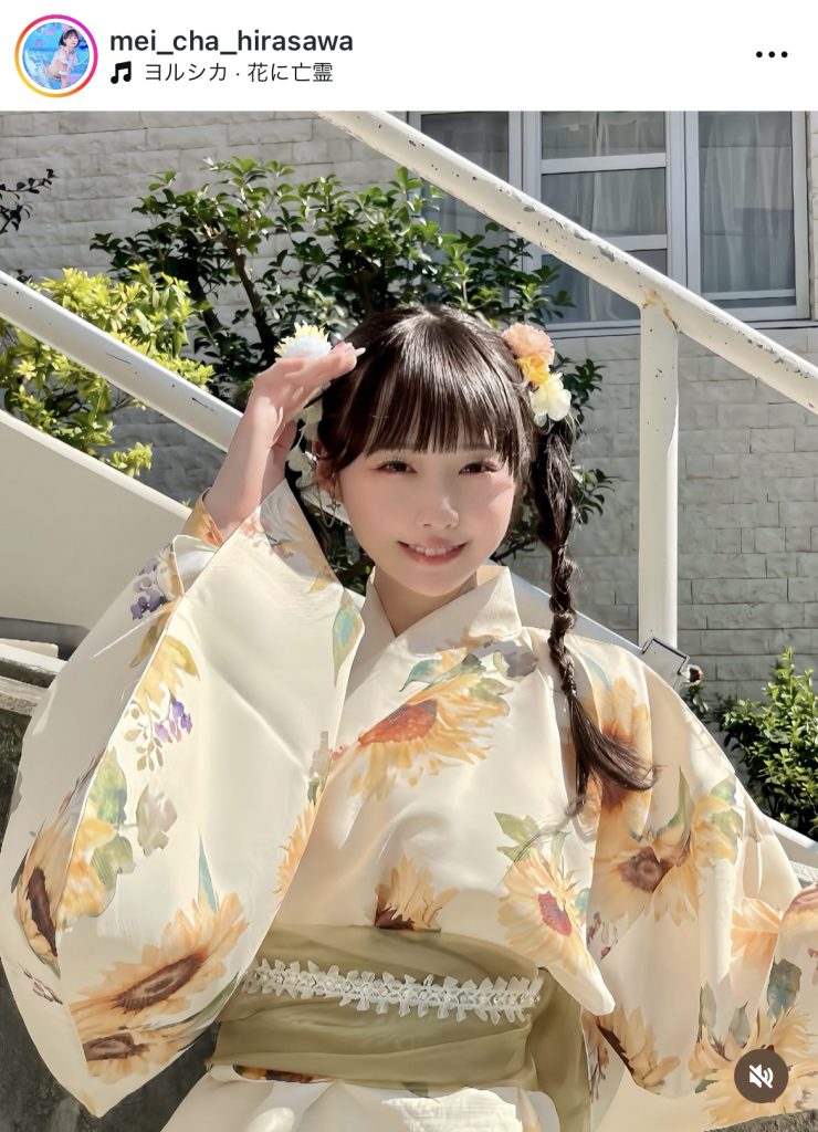 THE ORCHESTRA TOKYOの平澤芽衣がキュートな浴衣姿を公開