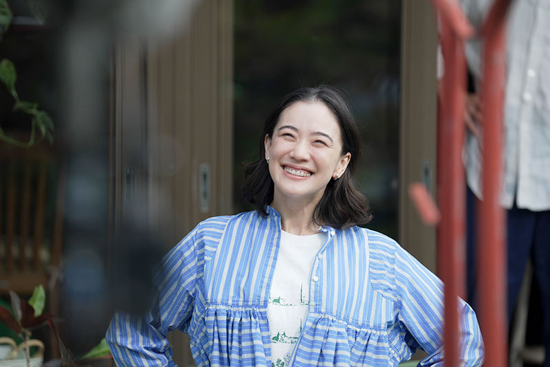 『SUUMO』新TVCM「蒼井さんのわたし家を買う」篇よりメイキング