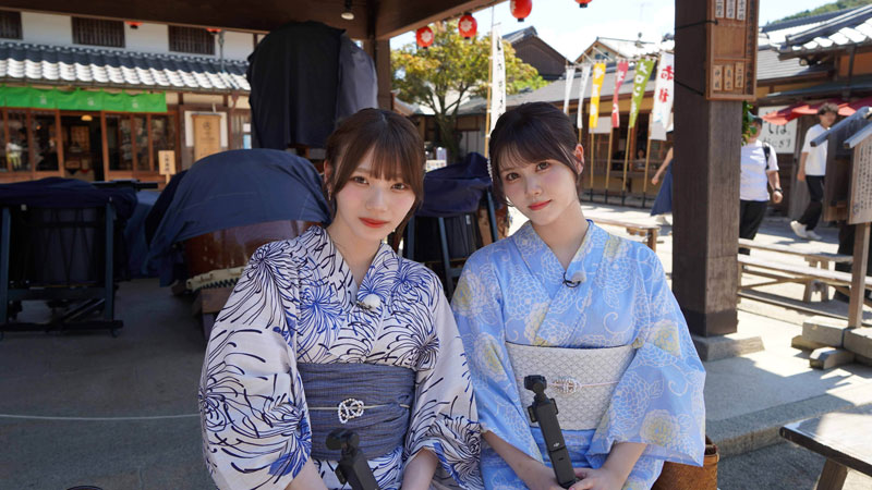 途中、太鼓櫓では和太鼓の演奏シーンにも遭遇