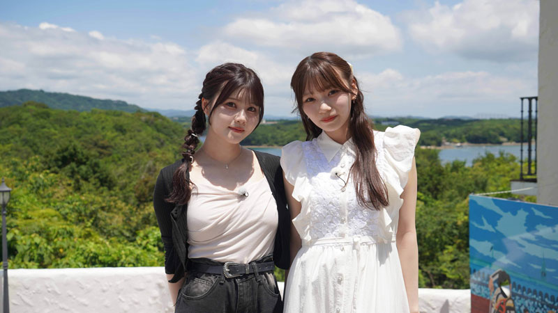 3期生・伊藤理々杏と5期生・岡本姫奈、先輩後輩ペアによる『乃木坂、逃避行。』三重の旅後編