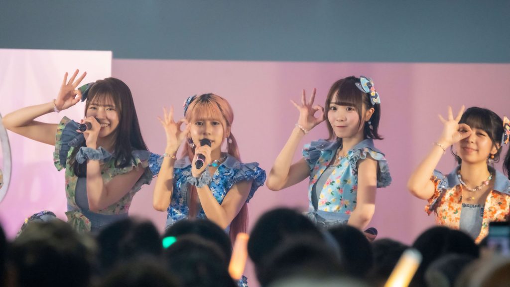 『@JAM EXPO 2025』ピーチステージに登場したラフ×ラフ高梨結、藤崎未来、夏目涼風、吉村萌南