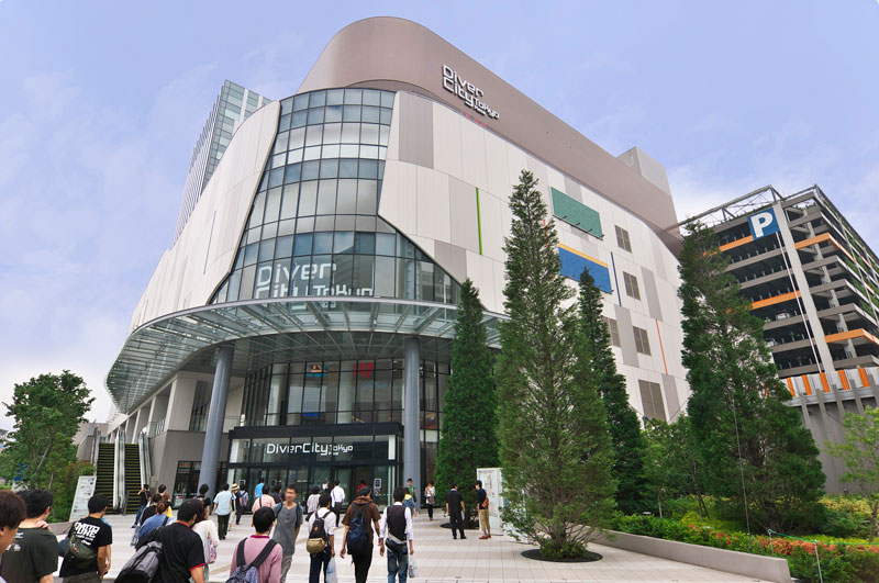 専用劇場の開設地となるダイバーシティ東京 プラザ