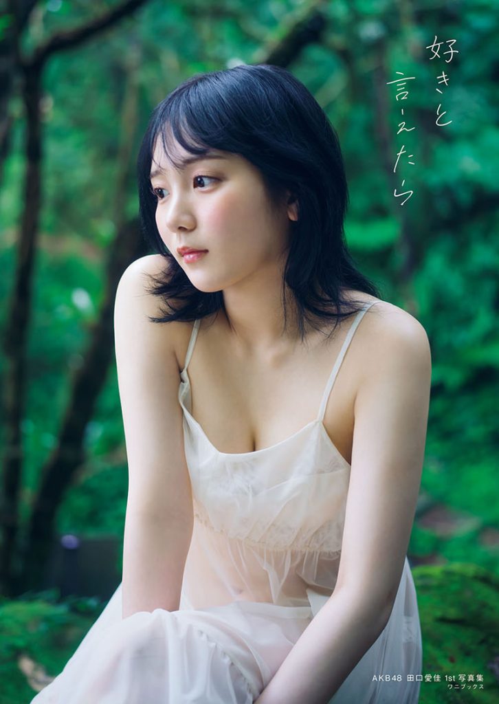 AKB48・田口愛佳1st写真集『好きと言えたら』よりワニブックス通販限定版表紙