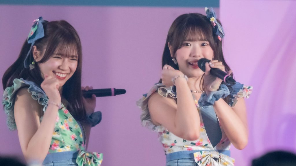 『@JAM EXPO 2025』ピーチステージに登場したラフ×ラフ・高梨結、佐々木楓菜