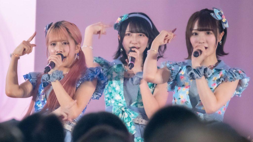 『@JAM EXPO 2025』ピーチステージに登場したラフ×ラフ・藤崎未来、永松波留、夏目涼風