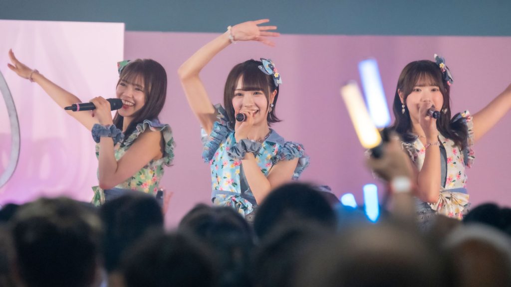『@JAM EXPO 2025』ピーチステージに登場したラフ×ラフ・高梨結、夏目涼風、佐々木楓菜