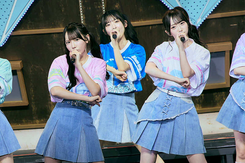 「≠ME 全国ツアー2025『We want to find "カフェ樂園"』追加公演より鈴木瞳美、永田詩央里、谷崎早耶