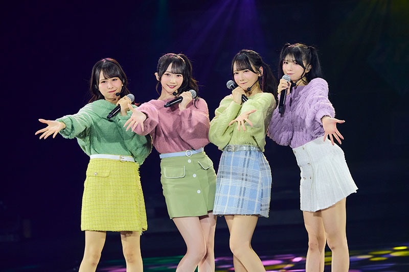「≠ME 全国ツアー2025『We want to find "カフェ樂園"』追加公演より尾木波菜、谷崎早耶、鈴木瞳美、菅波美玲