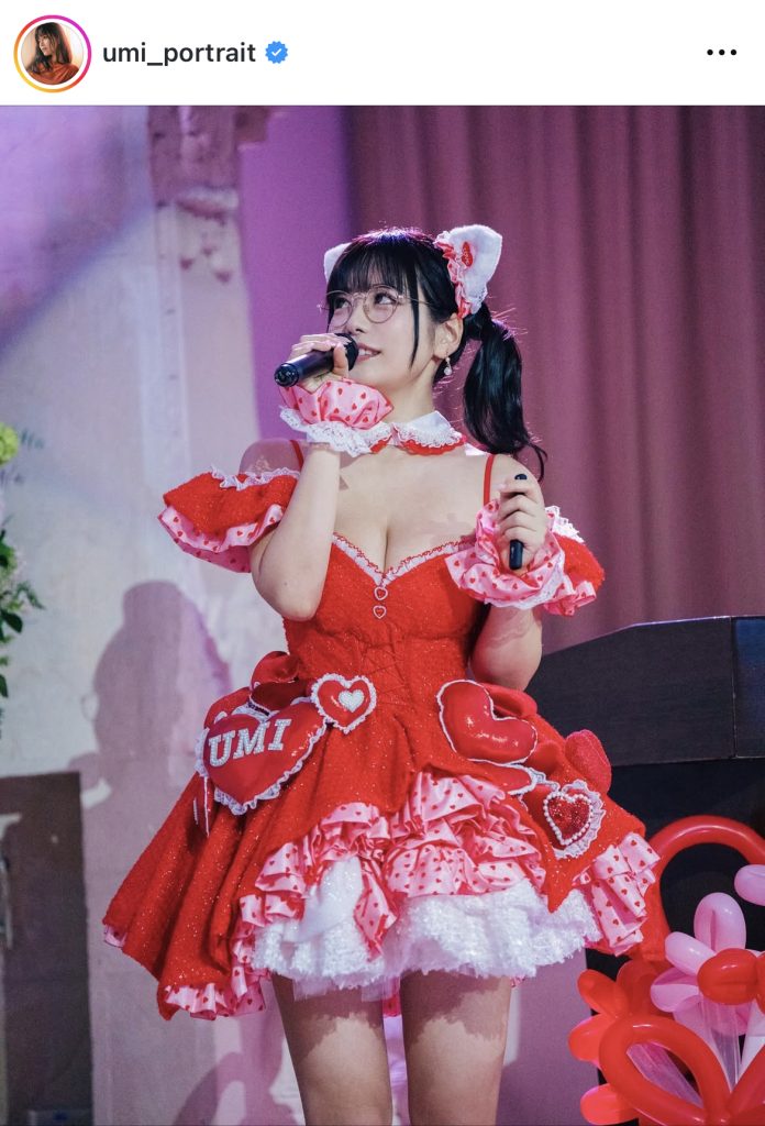 東雲うみがセクシーとキュートが交錯する衣装姿を公開