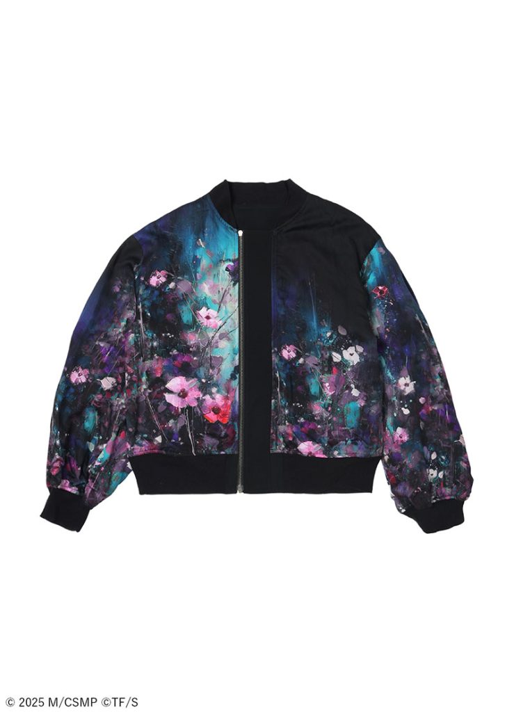 花柄・ボムプリントリバーシブルブルゾン(裏：花柄ボムプリント)　　　　￥132,000