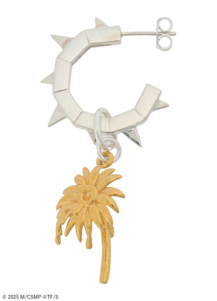 花とチェンソーピアス ￥15,400