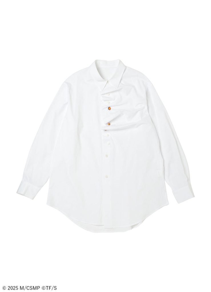 マキマ目・ボタン掛け替えシャツ ￥59,400