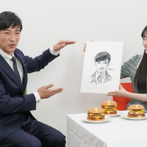 乃木坂46池田瑛紗、大好きなサムライマックの新CMで堺雅人と初共演！ 撮影中には似顔絵のサプライズも