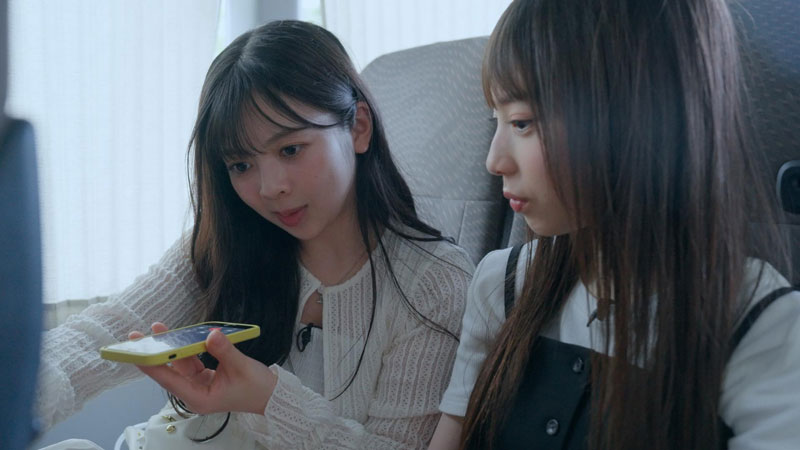 『乃木坂46 6期生稼働中』初回配信に、長嶋凛桜(左)と矢田萌華(右)が登場