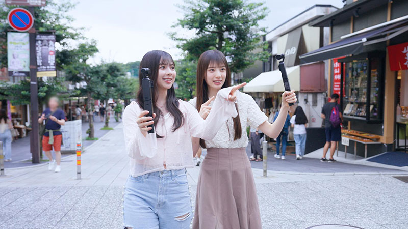 乃木坂46 6期生・長嶋凛桜(左)と矢田萌華(右)の「福岡編・後編」