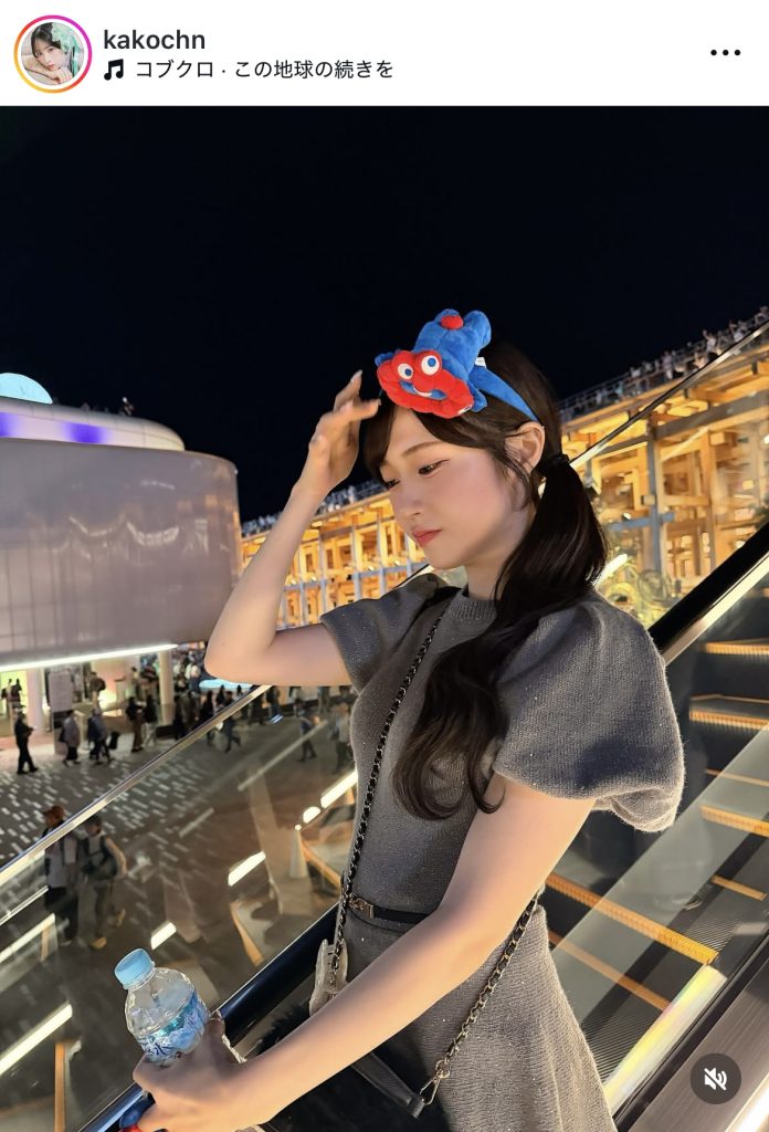ideal pecoの“かこちゃん(かこチャン)”こと菅谷夏子が万博訪問時の画像を公開