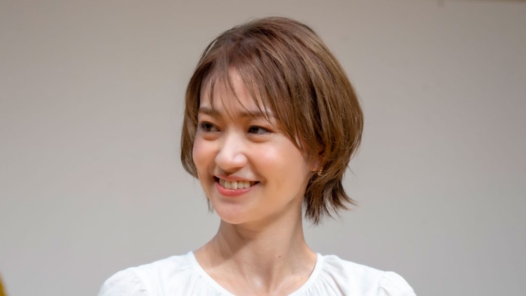 福井県産ブレンド米「いちほまれ」新TV-CM発表会に出席した大島優子